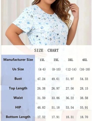 2 Piece Women Plus Size Lounge Set Short Sleeve Top and Knee Length Shorts Soft Relaxed Fit Home Sleepwear Summer Loungewear in Saudi Arabia