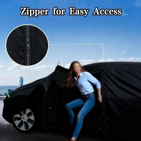 Car Cover for Sedan Waterproof Outdoor Car Covers Rain Snow UV Protection Universal Fit for Sedan Length 178-185 inch in Saudi Arabia