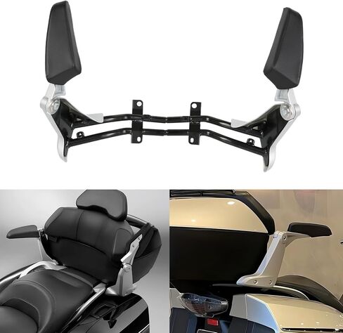 Motorcycle Passenger Armrests, Adjustable Rear Armrests for BMW K1600GTL 2010-2018 Replacement Accessories Parts Black in Kuwait