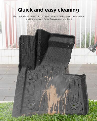 All Weather Protection Floor Mats for Ineos Grenadier 2024 2025, Non-Slip Heavy Duty TPE Front & Rear 2nd Liners Custom Fit for SUV Automotive Black Interior Car Accessories, 3 PCS in Saudi Arabia