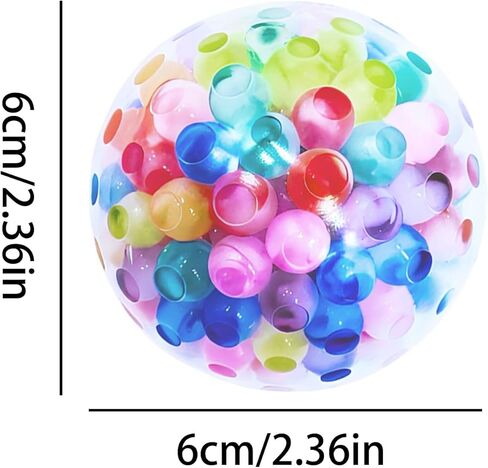 4 قطع من كرات الضغط الإسفنجية ألعاب فيدجيت للبالغين، مجموعة كرات تململ لتخفيف التوتر من أجل هدايا الحفلات وأعياد الميلاد وحقائب الهدايا الجيدة in Kuwait