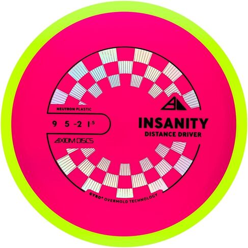 Axiom Discs Neutron Insanity Disc Golf Driver (170-175g / Colors May Vary) in Kuwait
