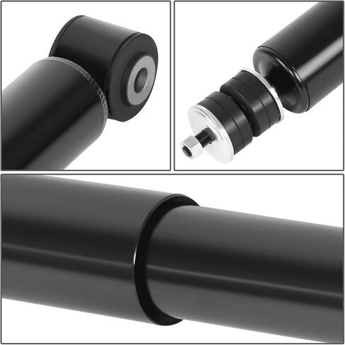 Auto Dynasty Pair Rear Struts Shock Absorber Compatible with Honda Civic Coupe 2006-2011, Left and Right, Matte Black Powdercoat in Saudi Arabia