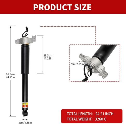 Pair Rear Shock Absorber Magnetic Strut Assembly Spring With Electric Suspension Compatible with Cadillac XTS 2013-2019 Replace For 84326293 84326294 84326295 84326296 in Saudi Arabia