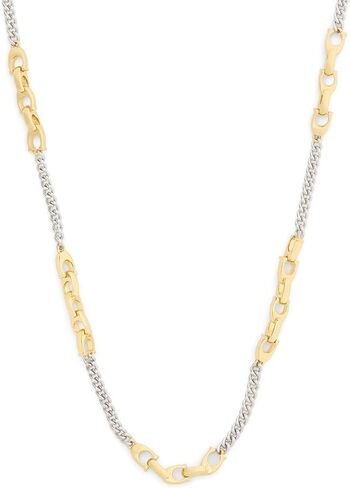COACH Jewelry Women's Signature C Mixed Chain Necklace in Saudi Arabia