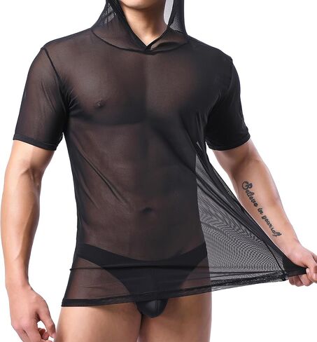 سترة بدون أكمام شبكية للرجال من DTODWW، سترة بدون أكمام، أسود/أبيض، سترة علوية غير رسمية للتمرين والإجازة in Kuwait