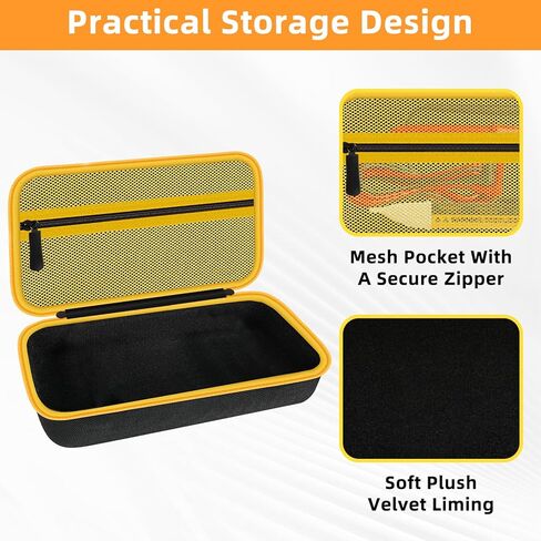 Hard Case for Fluke Multimeter - Compatible with 117/115/116/15B+/17B+/101/114/113/177/179/233/106/107 - Protective Storage Bag Organizer for Testers & Accessories (Case Only) in Saudi Arabia
