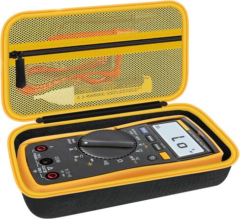 Hard Case for Fluke Multimeter - Compatible with 117/115/116/15B+/17B+/101/114/113/177/179/233/106/107 - Protective Storage Bag Organizer for Testers & Accessories (Case Only) in Saudi Arabia