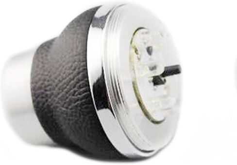 TESWNE مصباح LED أزرق لرياضة السيارات، مقبض ناقل الحركة اليدوي، رأس ناقل الحركة، مقبض ناقل الحركة in Kuwait