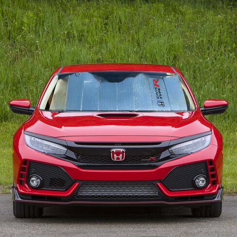 iPick Image for Honda Civic Type-R Universal Fit Enforced Stand-Up Auto Windshield Sun Shade at Standard Size 54"x 27.5" in Saudi Arabia