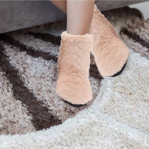 1 Pair warm floor boots house shoes womens bedroom slippers girl soft boots home shoes fall to the ground parent-child in Saudi Arabia