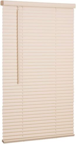 LOTUS & WINDOWARE Cordless 1" Vinyl Blind, 27" x 96", Alabaster,Smooth, Room Darkening, Horizontal Blinds for Living Room, Bedroom, Interior Door Windows in Kuwait