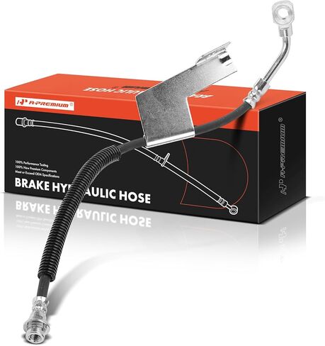 A-Premium Front Passenger Side Brake Hydraulic Hose Compatible with Select Chevrolet and GMC Models - Express 3500/Express 2500 1996-2002, G30 1996, Savana 2500/Savana 3500 1996-2002, G3500 1996 in Saudi Arabia
