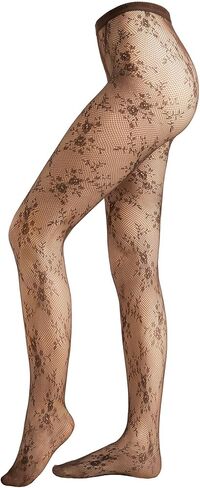 CALZEDONIA Woman's Floral Lace Tights in Kuwait