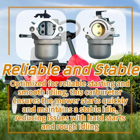 طقم مكربن ​​590399 796077 متوافق مع محركات سلسلة Briggs & Stratton 21A807 21A877 21A902 21A907 21A977 - مع فلتر الوقود in Kuwait