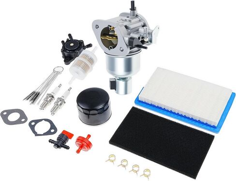 Carburetor Compatible with Jo hn Dee re MIA10591 X300 X300R X304 Series Tractor,Carb Tune Up Kit Includes Fuel Pump & Spark Plug & Oil Filter & Air Filter & Fuel Filter in Saudi Arabia