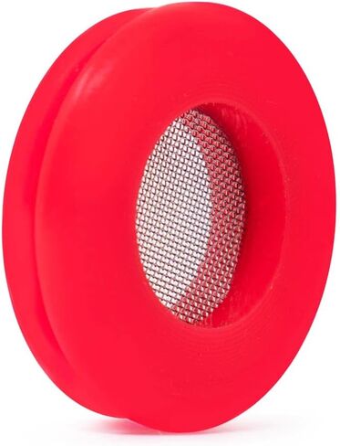 Pro Trucking Products 25 Red Poly Polyurethane Glad Hand Seals with Filter Screens (25 Pack - Red) in Kuwait