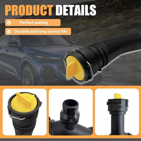 Upper Radiator Coolant Hose Fit for Audi Q5 2.0T 2018-2025 Replaces 80A122101BK 80A122101AB 80D122101A 80D122101 Engine Cooling System Hose in Kuwait