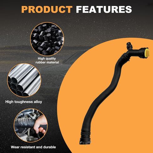Upper Radiator Coolant Hose Fit for Audi Q5 2.0T 2018-2025 Replaces 80A122101BK 80A122101AB 80D122101A 80D122101 Engine Cooling System Hose in Kuwait