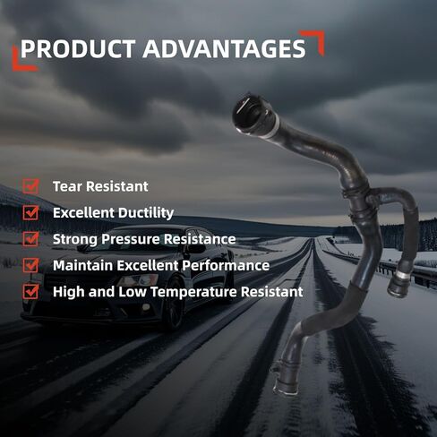 Cooling Hose Radiator Hose for Audi Q5 2009-2017 2.0T GAS 8R0121055D 8K0121051C N90692901 8R0121109 in Kuwait