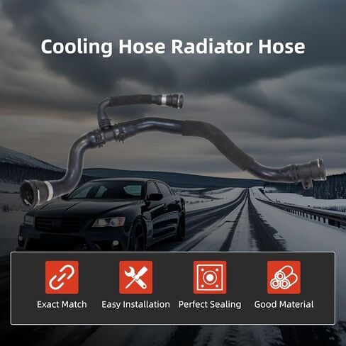 Cooling Hose Radiator Hose for Audi Q5 2009-2017 2.0T GAS 8R0121055D 8K0121051C N90692901 8R0121109 in Kuwait