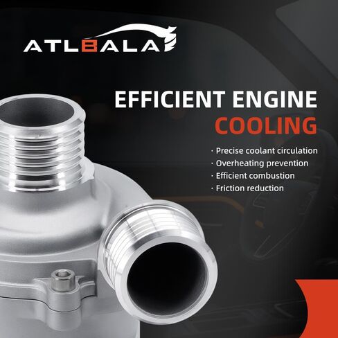 مضخة مياه المحرك الكهربائي متوافقة مع BMW 220i 320i 328i 420i 520i X1 X3 Z4 2012-2018 2.0L L4 N20B20 استبدال المحرك 11517597715 11517571508 320005A2191 مجموعة مضخة التبريد in Kuwait