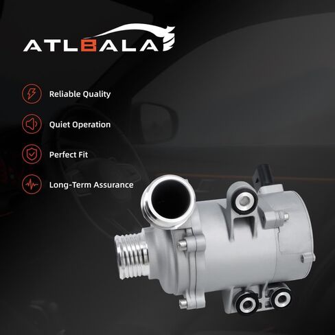 مضخة مياه المحرك الكهربائي متوافقة مع BMW 220i 320i 328i 420i 520i X1 X3 Z4 2012-2018 2.0L L4 N20B20 استبدال المحرك 11517597715 11517571508 320005A2191 مجموعة مضخة التبريد in Kuwait