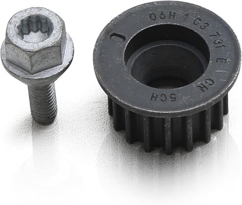 06H103731G بكرة مضخة مياه المحرك ومجموعة الترباس المتوافقة مع Audi A3 A4 A5 A6 A7 A8 Q3 Q5 Q7 Q8 TT VW Arteon Atlas Beetle CC Eos Golf Jetta Passat Tiguan Skoda Seat 1.8T 2.0T in Saudi Arabia