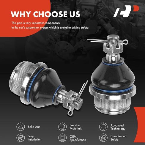 A-Premium 2 x Front Lower Ball Joint, Compatible with Toyota Tacoma 2005-2023 in Saudi Arabia
