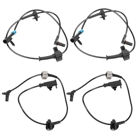 4 Pcs ABS Wheel Speed Sensors Compatible with Chevy Silverado Suburban 1500 Avalanche Tahoe 2008-2013, Compatible with GMC Sierra 1500 Yukon 2007-2013, Replacement for 15229012, 15121067 in Kuwait