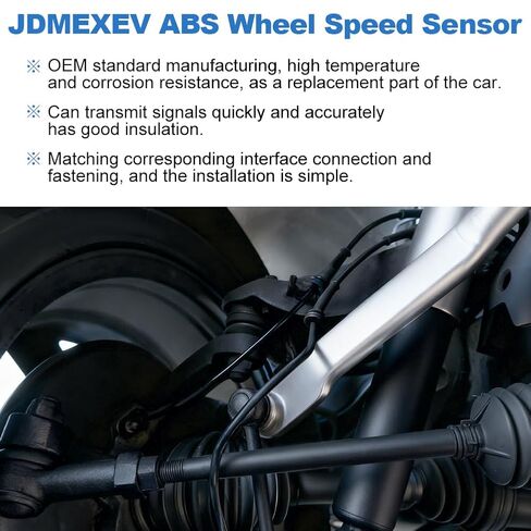 4 Pcs ABS Wheel Speed Sensors Compatible with Chevy Silverado Suburban 1500 Avalanche Tahoe 2008-2013, Compatible with GMC Sierra 1500 Yukon 2007-2013, Replacement for 15229012, 15121067 in Kuwait