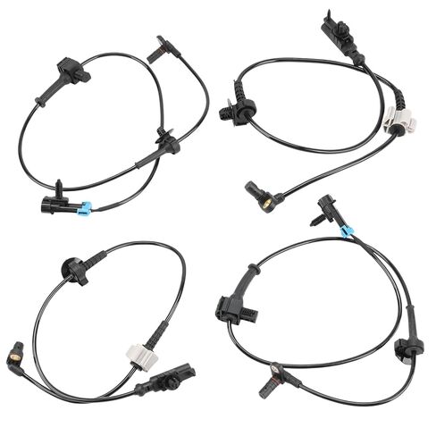 4 Pcs ABS Wheel Speed Sensors Compatible with Chevy Silverado Suburban 1500 Avalanche Tahoe 2008-2013, Compatible with GMC Sierra 1500 Yukon 2007-2013, Replacement for 15229012, 15121067 in Kuwait