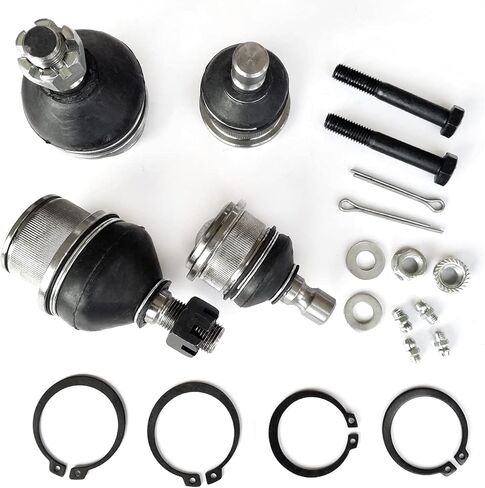4PCS Suspension Upper & Lower Ball Joints For Buick Rainier 2004-2007 Chevy 2002-2003 Gmc Envoy 2002-2007 Isuzu Ascender 2003-2007 Oldsmobile Saab 9-7x 2005-2007 in Saudi Arabia