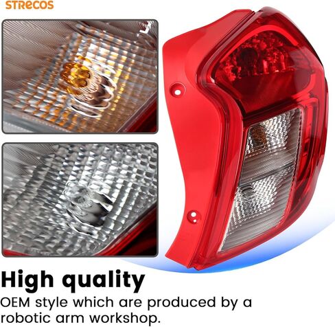 Tail Lights Compatible with Chevy Spark 2016 2017 2018 2019 2020 2021 2022 OE Fit Halogen Taillight Kit Rear Brake Reversing Lights Assembly ‎Replace GM2801297 42607404 (Right Passenger Side) in Kuwait