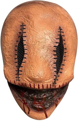 قناع هيكل جمجمة قناع الشيطان المخيف خوذة مع فك متحرك، غطاء رأس واقعي للهالوين للبالغين in Kuwait