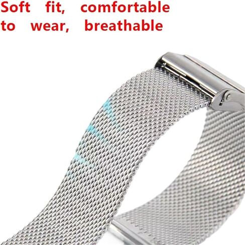 Stainless Steel Braided Strap 18mm Universal Quick Release Mesh Metal Wristband(Rose gold,23mm) in Kuwait