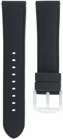 Ewatchparts 22mm Rubber Watch Band Strap Compatible With Bulova 96C121 Marine Star Chronograph Black in Saudi Arabia