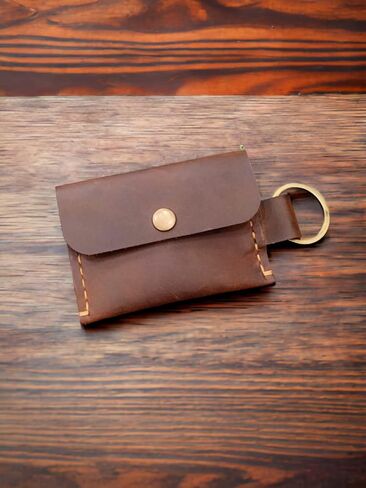 Handmade, Keychain Wallet, Coin Purse with Keychain, Coin Purse with Key Ring, Keychain Wallet, Coin Purse, Gifts for Her, Gifts for Him, business card holder, keychain pouch, in Saudi Arabia