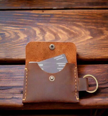Handmade, Keychain Wallet, Coin Purse with Keychain, Coin Purse with Key Ring, Keychain Wallet, Coin Purse, Gifts for Her, Gifts for Him, business card holder, keychain pouch, in Saudi Arabia