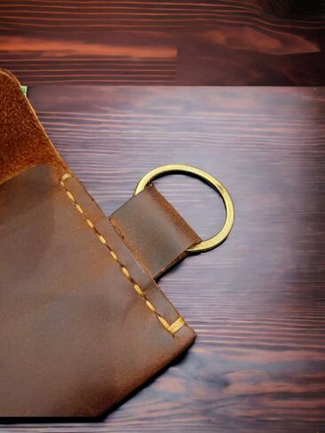 Handmade, Keychain Wallet, Coin Purse with Keychain, Coin Purse with Key Ring, Keychain Wallet, Coin Purse, Gifts for Her, Gifts for Him, business card holder, keychain pouch, in Saudi Arabia