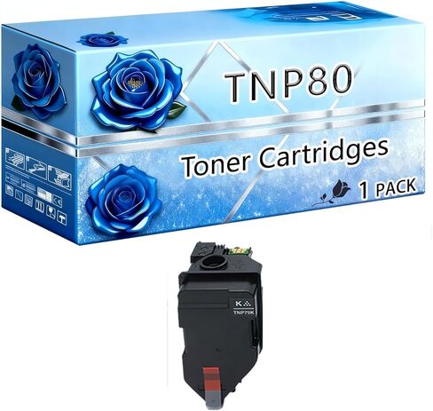 استبدال خراطيش الحبر المتوافقة مع BIVOL لطابعات Konica Minolta TNP80 عالية الإنتاجية 33000 صفحة bizhub C3320i C3321i (4 عبوات BK/C/M/Y) in Kuwait