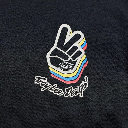 تي شيرت Troy Lee Designs للشباب بأكمام قصيرة، باللون الأسود، مقاس X-Large in Saudi Arabia