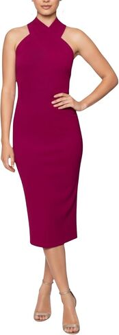 RACHEL Rachel Roy Womens Harland Elegant Sleeveless Halter Bodycon Midi Cocktail Party Dress in Saudi Arabia