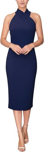 RACHEL Rachel Roy Womens Harland Elegant Sleeveless Halter Bodycon Midi Cocktail Party Dress in Saudi Arabia