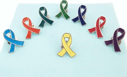 Green Ribbon Awareness Pin 20 Pcs Mental Health Awareness Brooch Hope Enamel Lapel Pins in Saudi Arabia
