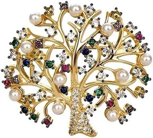 Elegant Brooches & Pins for Women– Vibrant Colored Lucky Money Tree Boutonniere with Luxury Pin Badge for Stylish Accessoriesy in Saudi Arabia