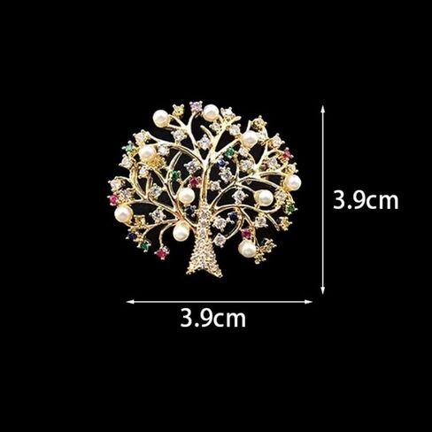 Elegant Brooches & Pins for Women– Vibrant Colored Lucky Money Tree Boutonniere with Luxury Pin Badge for Stylish Accessoriesy in Saudi Arabia