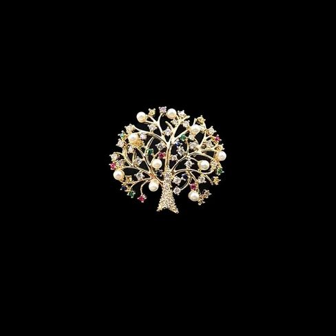 Elegant Brooches & Pins for Women– Vibrant Colored Lucky Money Tree Boutonniere with Luxury Pin Badge for Stylish Accessoriesy in Saudi Arabia