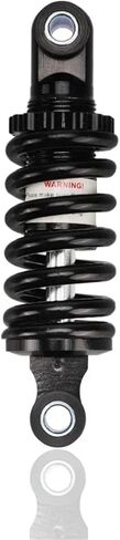 Mountain Bike Spring Shock Absorber 125mm MTB Bicycle Rear Shock Absorber Adjustable for Spring Damper Electric Scooter(Silver) in Saudi Arabia