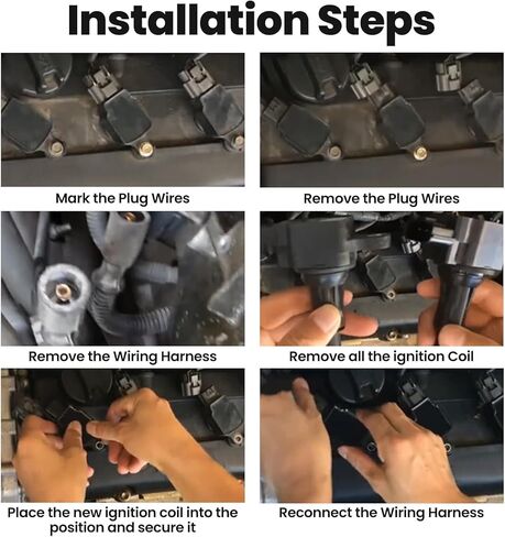Ignition Coil ＆ Spark Plug kit Compatible wiht Hyundai Sonata 2011-2014, Santa Fe Sport 2013-2014，Tucson 2014-2015, Optima 2011-2015, Sportage 2014-2015 Replaces in Saudi Arabia